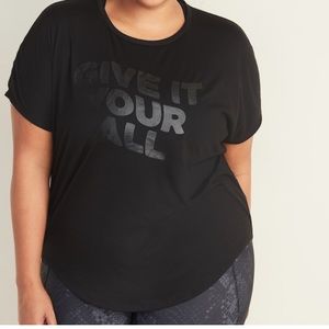 NWOT Plus Size Go-Dry Dolman-Sleeve Tee✨